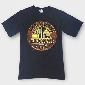 NWOT Parliament Chocolate City Album Tee Shirt Black,  Size Small